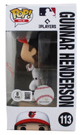 Orioles Gunnar Henderson Signed #113 Funko Pop Vinyl Figure BAS Witnessed