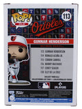 Orioles Gunnar Henderson Signed #113 Funko Pop Vinyl Figure BAS Witnessed