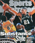 Spurs Tim Duncan Authentic Signed Sports Illustrated Magazine Cover BAS #AE13752