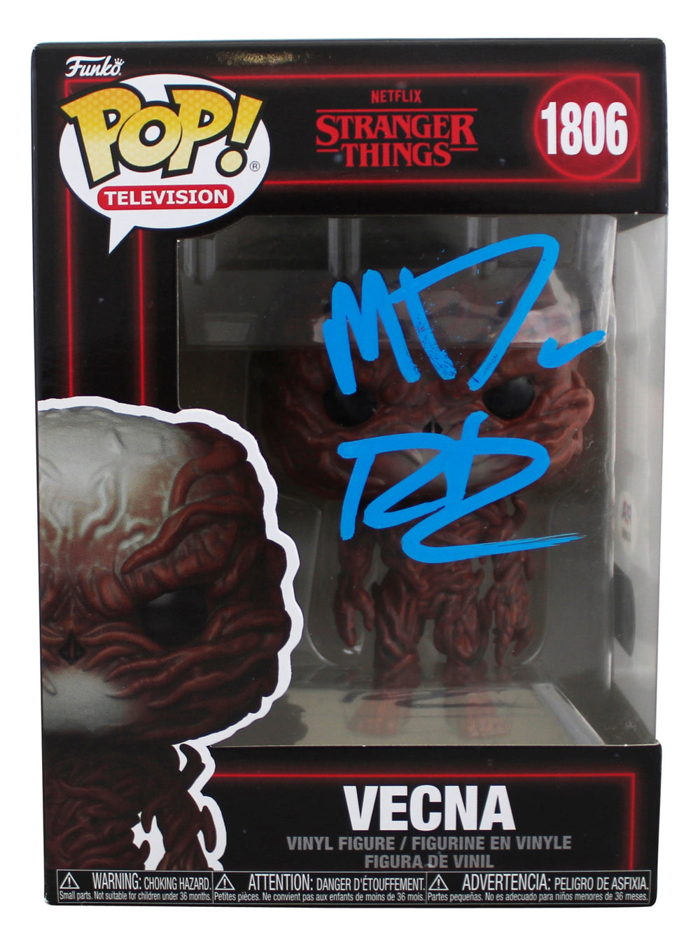 Matt & Ross Duffer Stranger Things Signed #1806 Funko Pop Figure PSA #AQ49665
