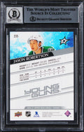Stars Jason Robertson Signed 2020 Upper Deck #235 Card Auto 10! BAS Slabbed