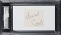 Howard Cosell Authentic Signed 2.5x2 Inch Cut Signature PSA/DNA Slabbed