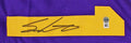 LSU Sam Leavitt Authentic Signed Alternate Purple Pro Style Jersey BAS Witnessed