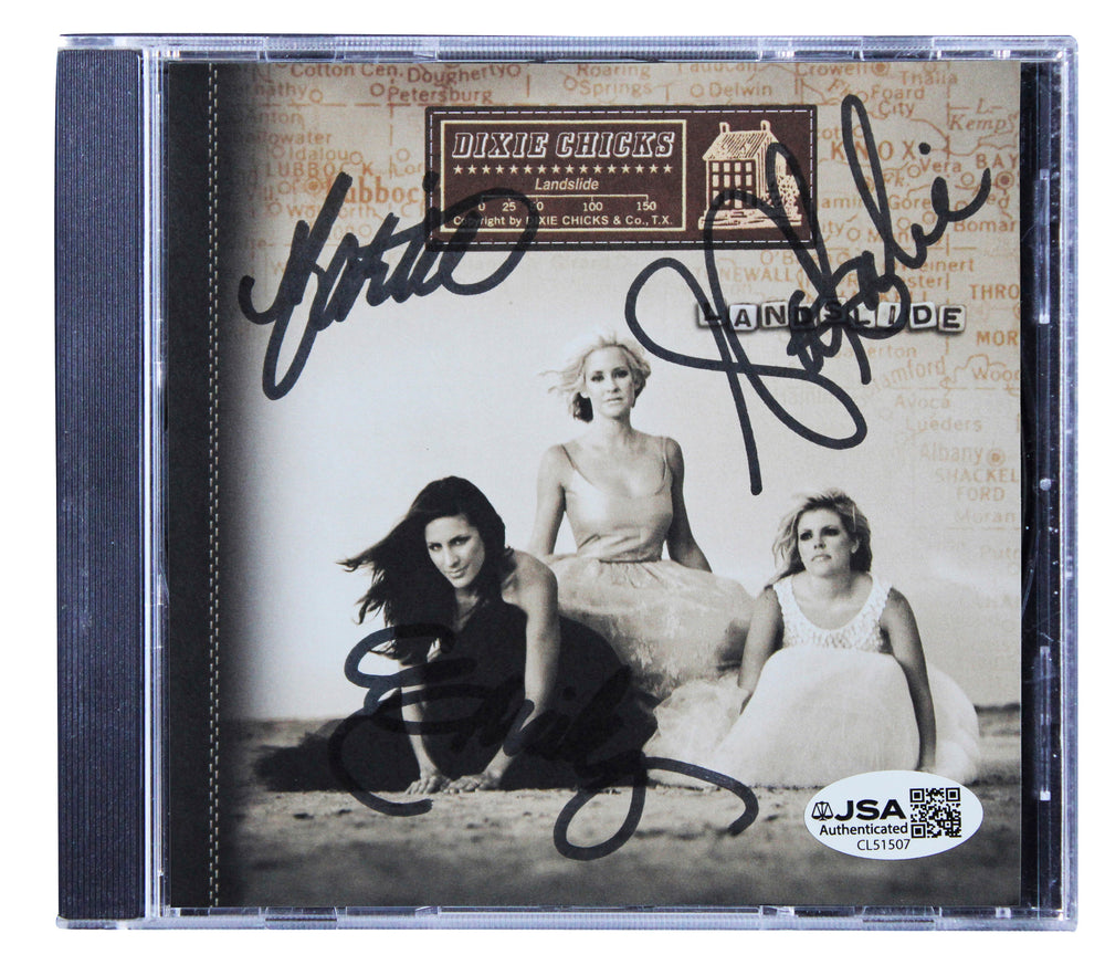 Dixie Chicks (3) Maines, Maguire & Strayer Signed CD Insert JSA #CL51507