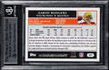 Packers Aaron Rodgers "XLV MVP" Signed 2005 Topps #431 Rookie Card BAS Slabbed