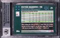 Colts Peyton Manning Signed 2007 Topps #21 Card Auto Grade GM 10! BAS Slabbed
