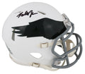 Eagles Randall Cunningham Signed 1969-73 TB Speed Mini Helmet W/ Case BAS Wit