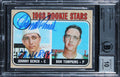 Reds Johnny Bench "68 NL ROY" Signed 1968 Topps #274A RC Card Auto 10! BAS Slab