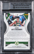 Bucks Giannis Antetokounmpo Signed 2019 Panini Prizm #152 Card Auto 10! BAS Slab