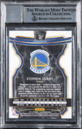 Warriors Stephen Curry Signed 2019 Select #91 Card Auto Grade 10! BAS Slabbed