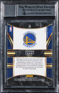 Warriors Stephen Curry Signed 2019 Select Prizms #119 Card Auto GM 10! BAS Slab
