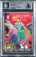 Celtics Jayson Tatum Signed 2017 Totally Certified #18 Rookie Card BAS Slabbed