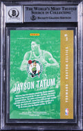 Celtics Jayson Tatum Signed 2017 Prestige #3 Rookie Card Auto 10! BAS Slabbed
