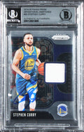 Warriors Stephen Curry Signed 2019 Panini Prizm SS #93 Card Auto 10! BAS Slabbed