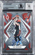 Bengals Joe Burrow Signed 2020 Panini Phoenix #101 Card Auto GM 10! BAS Slabbed