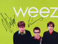 Weezer (4) Cuomo, Welsh, Bell & Wilson Signed Green Album Flat JSA #CL51538