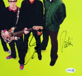 Weezer (4) Cuomo, Welsh, Bell & Wilson Signed Green Album Flat JSA #CL51538