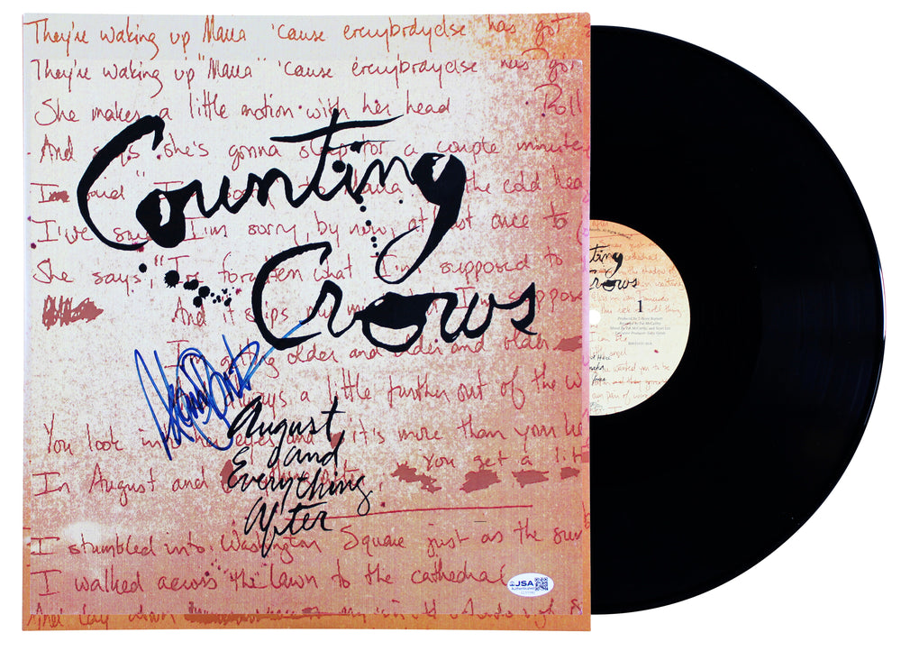 Adam Duritz Counting Crows Signed August and Everything After Album Flat JSA