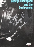 George Thorogood Authentic Signed Album Cover W/ Vinyl Autographed JSA #CL51547