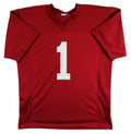 Alabama Nick Saban Authentic Signed Maroon Pro Style Jersey Autographed BAS