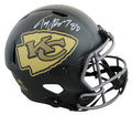 Chiefs Tony Gonzalez Signed STS IV Full Size Speed Rep Helmet W/ Case BAS Wit