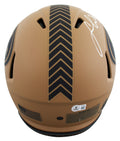 49ers Fred Warner Signed STS II Full Size Speed Proline Helmet W/ Case BAS