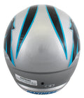 Panthers Chuba Hubbard Authentic Signed Full Size Speed Rep Helmet BAS Witnessed