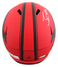 Bills James Cook Authentic Signed Rave Full Size Speed Rep Helmet BAS Witnessed