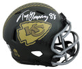 Chiefs Tony Gonzalez Signed Salute To Service IV Speed Mini Helmet BAS Witnessed