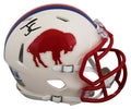 Bills James Cook Authentic Signed Retro Speed Mini Helmet W/ Case BAS Witnessed