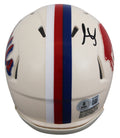 Bills James Cook Authentic Signed Retro Speed Mini Helmet BAS Witnessed