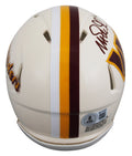 Commanders Magic Johnson Signed Retro Speed Mini Helmet W/ Case BAS Witnessed