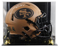 49ers Fred Warner Signed STS II Full Size Speed Proline Helmet W/ Case BAS