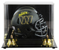 Commanders Magic Johnson Signed STS IV Speed Mini Helmet W/ Case BAS Witnessed