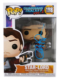 Chris Pratt Guardians of the Galaxy Signed #198 Funko Pop Figure BAS #BW46466
