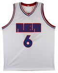 Julius "Dr. J" Erving Authentic Signed White Pro Style Jersey BAS 2