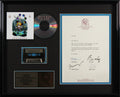 Queen (4) Mercury, Deacon, May & Taylor Signed & Framed Letter BAS #AE93762
