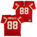 Chiefs Tony Gonzalez "HOF 19" Authentic Signed Red M&N Jersey BAS Witnessed