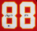 Chiefs Tony Gonzalez "HOF 19" Authentic Signed Red M&N Jersey BAS Witnessed