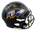 Ravens Ray Lewis Signed Full Size Speed Rep Helmet BAS Witnessed #4W527934