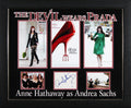 Anne Hathaway The Devil Wears Prada Signed & Framed 4x6 Index Card JSA #HH97629