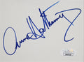 Anne Hathaway The Devil Wears Prada Signed & Framed 4x6 Index Card JSA #HH97629