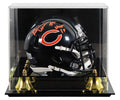 Bears Brian Urlacher "HOF 18" Signed Speed Mini Helmet W/ Case BAS Witnessed 2