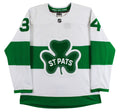 Auston Matthews Signed White Shamrock Series Auth Jersey w/ Fight Strap Fanatics