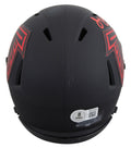 Falcons Julio Jones Signed Eclipse Speed Mini Helmet W/ Case BAS Witnessed