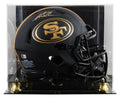 49ers Mike Evans Signed Eclipse Full Size Speed Proline Helmet W/ Case BAS Wit