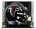 Falcons Julio Jones Signed 2003-19 TB Full Size Speed Rep Helmet W/ Case BAS Wit
