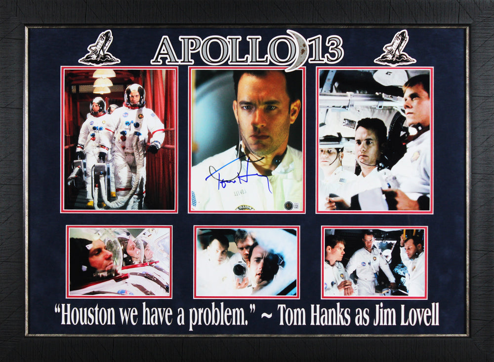 Tom Hanks Apollo 13 Authentic Signed 8x10 Framed Photo Autographed BAS #BT04818