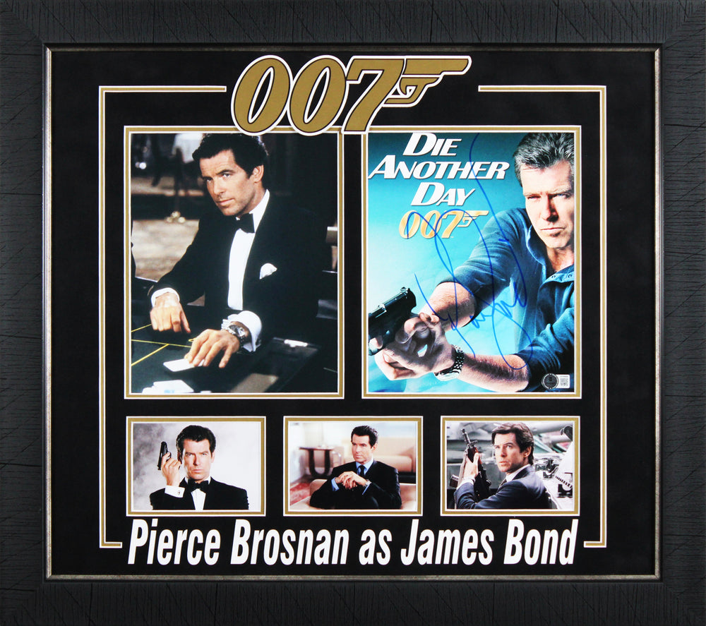Pierce Brosnan GoldenEye Authentic Signed 8x10 Framed Photo BAS #BT04800