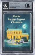 Chevy Chase National Lampoon's Christmas Vacation Signed Custom Card BAS Slabbed